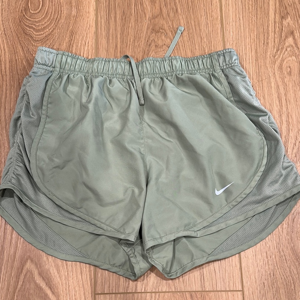 Nike Women's Olive Green Tempo Shorts